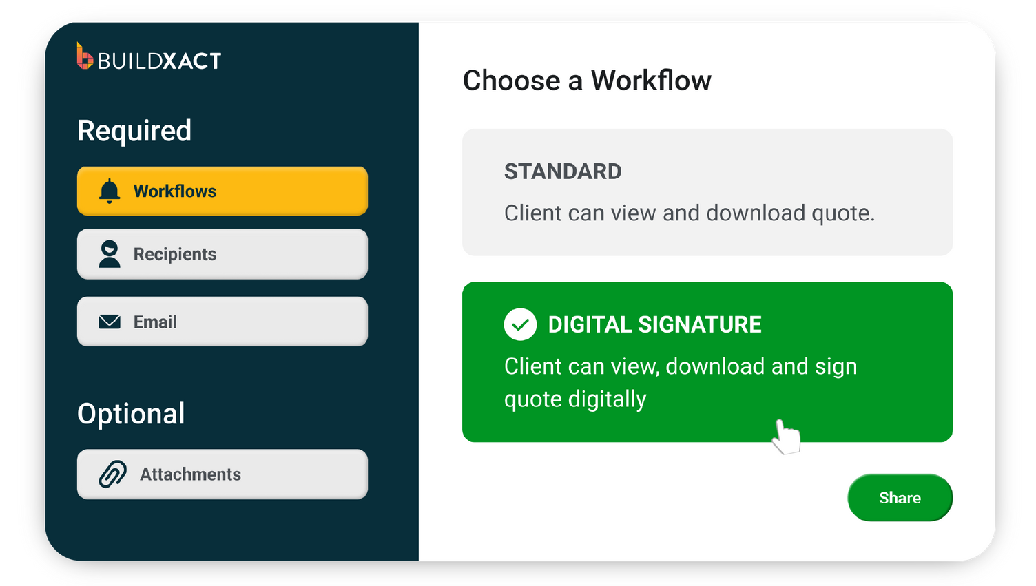 A conceptual image showing how customers approve documents online